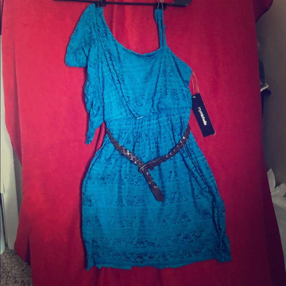 One shoulder dress